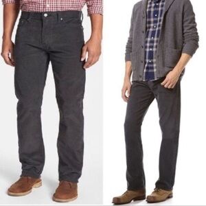 AG adriano Goldschmied corduroy blue pants